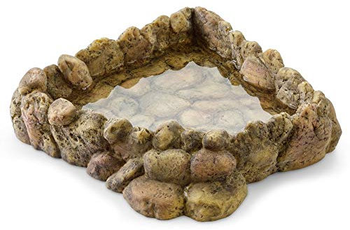 Exo Terra Corner Water Dish, Eck Wassernapf, Wasserschale für Reptilien, extra groß, XL