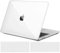 TECOOL Hülle Kompatibel mit MacBook Pro 13 Zoll 2016-2022 (M2 M1 A2338/A2289/A2251/A2159/A1989/A1706/A1708), Ultradünne Schutzhülle Hartschale Case mit Tastaturschutz (EU), Kristall Transparent