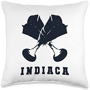 Indiaca Emblem Indiaca Game Ball Professional Peteca Throw Pillow