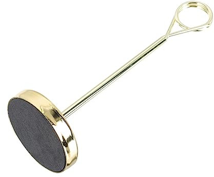 LABRIMP 1 Pc Asiento De Placa Titulares De Tarjetas De Decoración De Fiesta Tarjetero Resistente Titular De Asientos De Menú Plato+merienda Metal A3 Alimento Guarniciones Acero Inoxidable