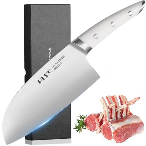 Plys Blanc Couteau de Chef de cuisine: couteaux de cuisine couteaux tranchants couperet à viande de chef acier inoxydable