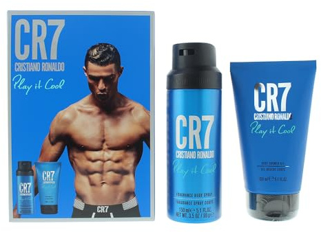 Cristiano Ronaldo Cr7 Play It Cool 2 Piece Gift Set: Shower Gel 150ml - Body Spr