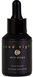 Colway - Good Night Skin Drops, Face Hyaluron Serum, Anti-Aging und Verjüngend Gesichtsserum Frauen und Herren, Hyaluron Serum Gesicht mit Innovativ Kombinierten Wirkstoffe - 30 ml