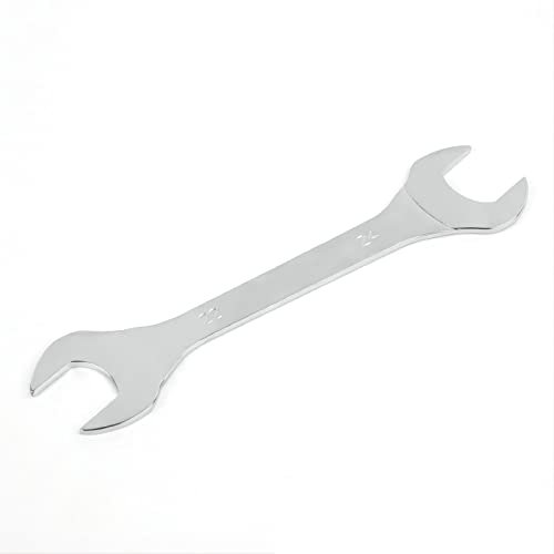 Aoktorkit Double Open End Spanner,Chrome Vanadium Steel 22 * 24MM Wrench Super-Thin Open Ended Wrench Flat Spanner for Narrow Space,DIY,Pipeline,Repair Bicycle Repair and Home Maintance