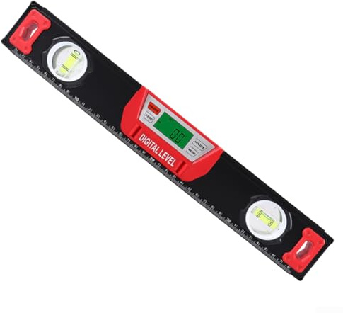 Digitale Wasserwaage, digitale magnetische Wasserwaage und Winkelmesser, LED-Display, Neigungsmesser, IP67 wasserdicht (40 cm)