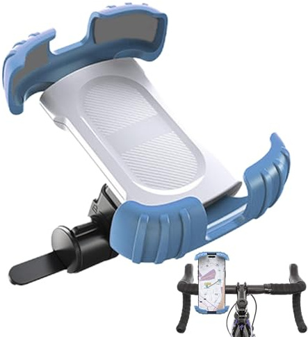 Supporto per telefono per bicicletta,Supporto per telefono per bicicletta da montagna - Supporto per telefono cellulare da ciclismo antiurto, supporto di navigazione per manubrio di bicicletta