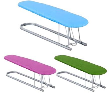 MA MAISON Stiramaniche Sfoderabile 54x13x14 cm con Blocco di Sicurezza - Adatto per Camicie, Magliette, Ogni Tipo di Indumento - Pieghevole con Materiale in Cotone