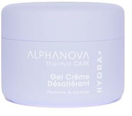 ALPHANOVA THERMAL CARE - Gel-Crème Désaltérant HYDRA+ - Peaux normales à mixtes - Texture légère - Acide hyaluronique - Naturel - Certifié Bio - 50ml