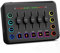 Kueohse Mixer audio per gaming, mixer per PC streaming RGB con interfaccia microfono XLR, controllo volume, alimentazione phantom da 48 V per podcast