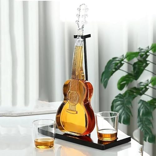 Ensemble de carafe à whisky 1000 ml avec bouchon - Cadeau unique pour anniversaire ou anniversaire de mariage