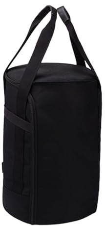 Borsa portaoggetti da campeggio – Valigetta da trasporto cilindrica portatile 900D con manici | Organizzatore esterno per cucina, viaggi, picnic, pesca, escursionismo, escursionismo