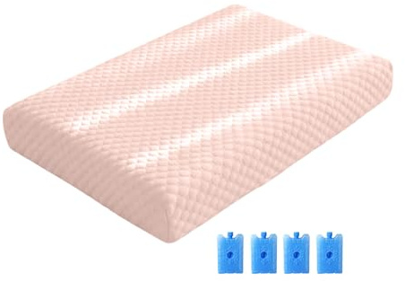 Generisch Tappetino in seta di ghiaccio con piastra di ghiaccio per raffreddamento istantaneo, rimovibile, lavabile, traspirante, ideale per gatti come tappetino termico estivo (B, A)