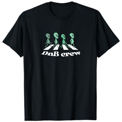 DnB Crew – Tenue Drum and Bass Soirée Festival Rave Outfit T-Shirt