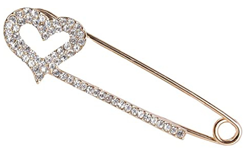 Sharplace Épingle Broche Sécurité en Cristal Elégant Femme, # 8