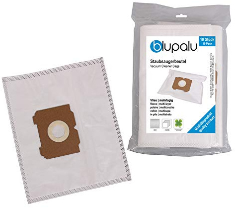blupalu I Staubsaugerbeutel für Staubsauger AEG VAMPYR | CE 2000 | 2100 | 2200 | 2300 | 2400 WATT W Serie I 10 Stück I mit Feinstaubfilter