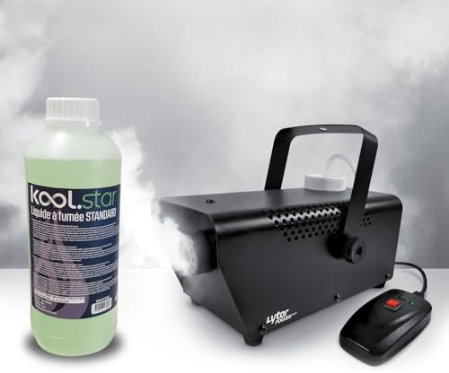 Machine à fumée pocket 400W avec étrier + Télécommande filaire - Lytor FOGGER400W +1 de liquide