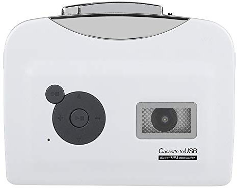 Socobeta Kassettenkonverter Tragbarer Audio Player Kassetten MP3 Konverter mit Kopfhörer Cassette to MP3 Player USB Cassette Capture