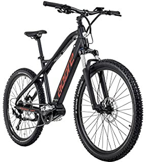 Adore Alu MTB Pedelec 27,5' Xpose E-Bike Schwarz-Rot 250 Watt Li-Ion 36V/14 Ah/504 Wh 9 Gänge