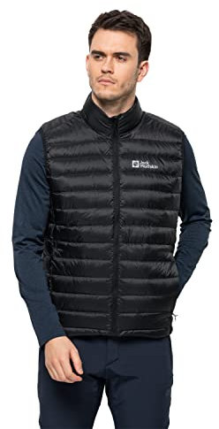 Jack Wolfskin Herren Pack & GO DOWN Vest M, Black, L