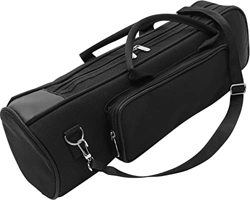 MILISTEN Tragbarer Trompetenkoffer Schwarze Tasche Trompeten-tragetasche – Spritzwasser-material