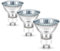 GU10 Halogen Leuchtmittel, 230V Halogen 35W Glühlampen Dimmbar, GU10 Halogenlampen 2800K Warmweiß, Lange Lebensdauer 450LM, Reflektor 50x53mm für Schienenlicht, Einbauleuchte, 3 Stück