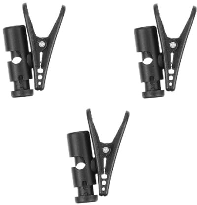 DIYEAH 3 Piezas Clip Fijación Auriculares Organizador de Cables para Auriculares y Micrófonos Clip Durable y Práctico Compatible