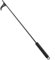 Eawfgtuw Herramienta de póquer para chimenea de hierro forjado de 40 pulgadas, mango largo, abrazadera de fuego, hoguera, agarrador de leña, accesorios para estufas de leña para interiores y