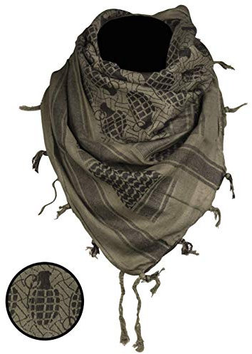 Mil-Tec Mode-Schal-12609001 Mode-Schal Oliv/Schwarz OneSize