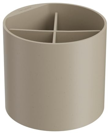 hansgrohe WallStoris Planet Edition - Zahnputzbecher, Zahnbürstenhalter ohne bohren, Badezimmer Zubehör, Bad Accessoires, Sand, 28916210