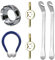 GNHG Juego de Palanca de neumáticos de 5 Piezas, Llave de radios, Herramientas de reparación de Bicicletas, Palanca de neumáticos de Bicicleta, Kit de Anillo de Bloqueo de extracción de Rueda Dentada
