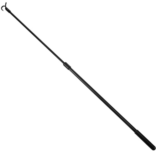 HOMSFOU Window Blind Tilt Wand Aluminum Alloy Blind Rod Replacement Adjustable Vertical Wand for Closing Blinds 24.21 in Long Rod 1 X