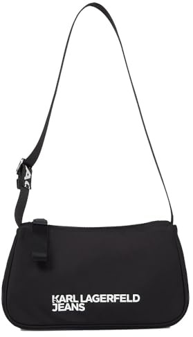 KARL LAGERFELD JEANS, Damen, Essential Nylon Shoulder Bag, Schwarz, One size