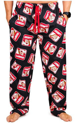 Disney Mens Pyjama Bottoms PJs Loungewear Nightwear Teenagers Comfy Soft Trousers Lounge Pants with Pockets Sleepwear Gifts for Men
