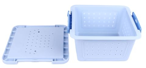 Cryfokt Caja Transportadora para Hámster, Diseño de Ventilación Duradero y Ligero para Transporte de Animales Pequeños y Viajes Al Aire Libre