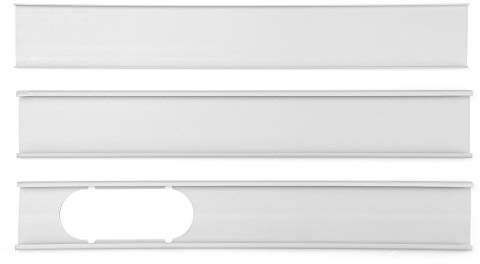 EsportsMJJ 3Pcs 1.9M Adjustable Window Slide Kit Plate Air Conditioner Wind Shield Für Portable Air Conditioner