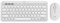 Logitech Pebble Keys 2 K380s, Multi-Device Bluetooth Wireless Keyboard + Pebble Mouse 2 M350s Slim Bluetooth Wireless Mouse, QWERTY UK - White