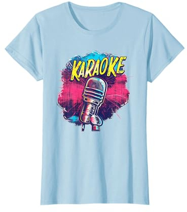 Fantastico costume da karaoke per divertenti notti con gli amici Maglietta