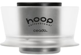 Hoop Coffee Brewer – prisbelönt radiell infusionsbryggare, enkel fullbodierad extraktion med icke-förbikoppling – manuell droppkaffebryggare för hemcafé restaurang camping