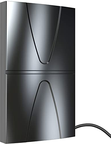 2800+ Miles Range Antenna for Smart TV Indoor/Outdoor,360° Reception Digital TV Antenna for Local Channels and All Smart/Old TVs-38ft Thick Coax Cable and Amplifier