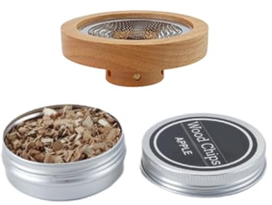 Hoite Kit Para Ahumar Whisky Con Seis Tipos De Virutas De Madera, Ahumador De Whisky Tradicional Con Piedras De Whisky.