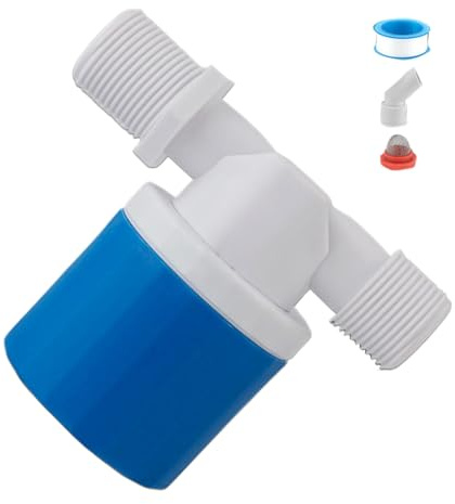lyanny Válvula De Flotador - Válvula De Flotador De Cierre Automático Para Tanques De Agua - Accesorios De Tubería Para Estanques Jardines Fuentes Piscinas