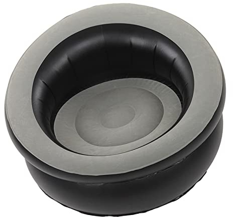 Xiuganpo Canapé Gonflable à Gonflage Rapide, pour Réunion de Famille dans Le Jardin, Randonnée (Grey)