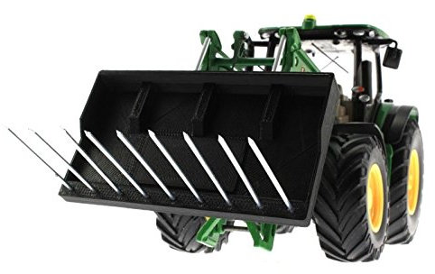 Silagegabel für Siku Control 32 Traktoren mit Frontlader (Schwarz)