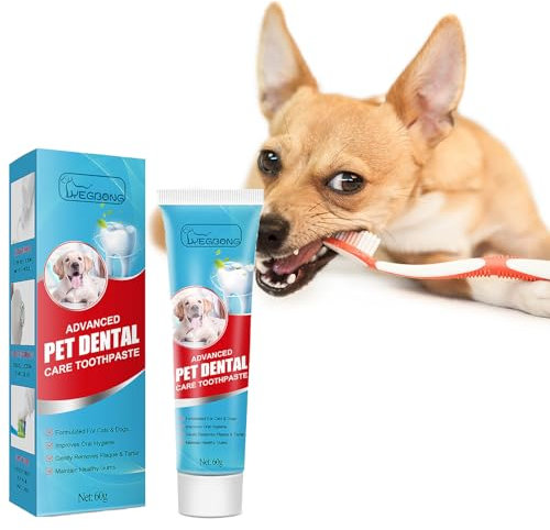 Hundezahnpasta, Zahnpasta Für Hunde, Dental Care Hund Gel, Zahnpasta Für Hunde Und Haustiere, Natürliche Hunde Zahnpflege Zur Verbesserung Der Zahnfleischgesundheit Ihres Haustiers (A)
