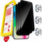 Milomdoi 3 Pack Privacy Screen Protector for iPhone 16 Pro with 3 Pack Camera Lens Protector,[True 25°Anti Spy] Tempered Glass Accessories