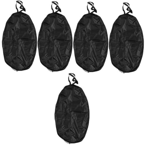 Toddmomy 5pcs Elastic Fit Canvas Kayak Cover Sun Protection for Indoor Outdoor Storage