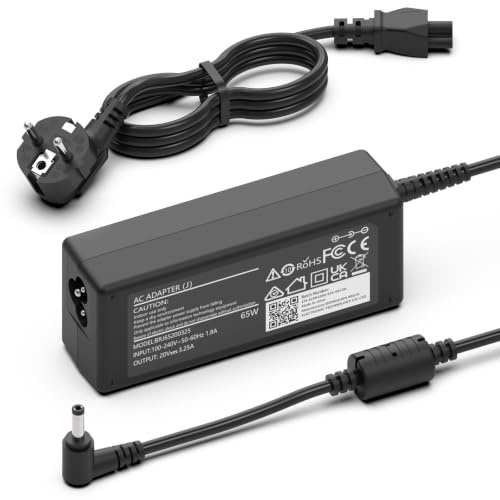 Hafiuege 65W Portátil Cargador Compatible con Lenovo IdeaPad