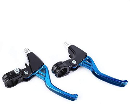 VGEBY1 Fahrradbremse, 4 Farben Aluminiumlegierung Fahrradbremse Griffe für Mountainbike Rennrad Faltrad(Blau)