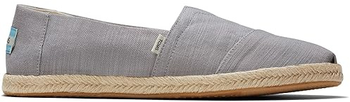 TOMS Men's Alpargata Rope Loafer Flat, Medium Grey, 9 UK