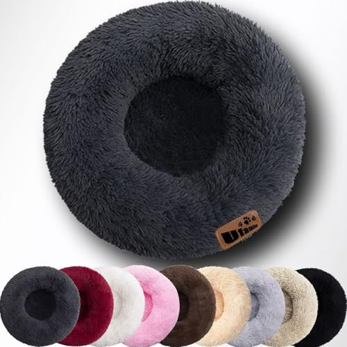 hundebett katzenbett grosse mittelgroße kleine hunde rund hundekissen waschbar hundekorb flauschig katzenkorb zum schlafen katzenkissen Hundekörbchen Katzenkörbchen kuschelig dog bed kuschelbett xxl